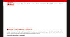 Desktop Screenshot of diversifiedproductsmemphis.com